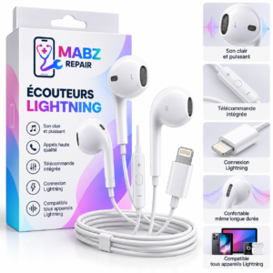 Écouteurs Lightning MABZ Repair Écouteurs filaires Lightning MABZ Repair